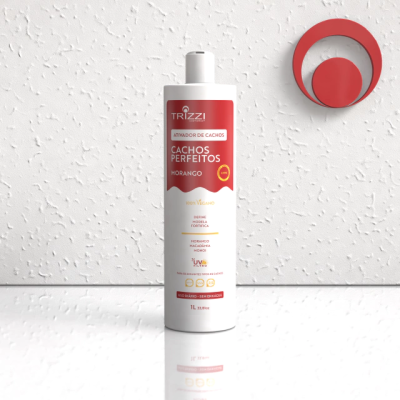 Ativador Cachos Perfeitos Morango 1L Trizzi