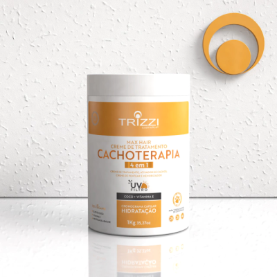 Creme Cachoterapia 4 em 1 Coco+ Vitamina E 1Kg Trizzi