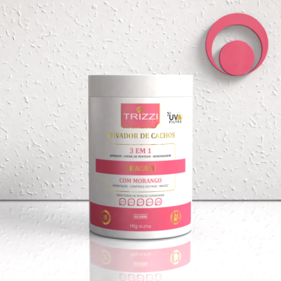 Ativador de Cachos 3 em 1 Abacate + Morango 1Kg