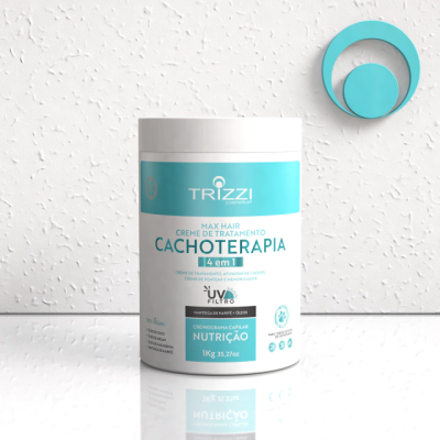 Creme Cachoterapia 4 em 1 Manteiga de Karite + Óleos 1Kg