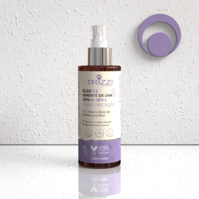 Óleo Vegetal Semente de Uva 120ml Trizzi