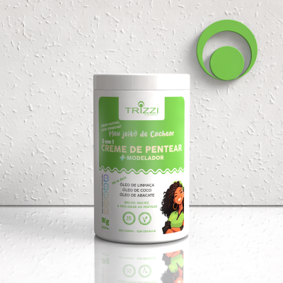 Linha Meu Jeito de Cachear- Creme de Pentear Trizzi Modelador 1Kg