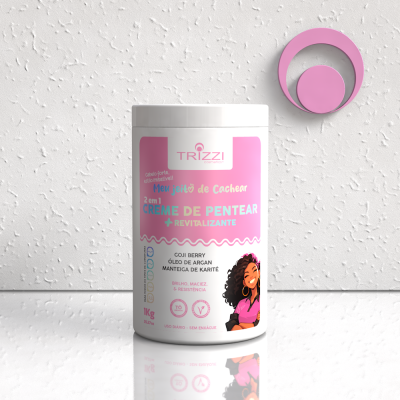 Linha Meu Jeito de Cachear- Creme de Pentear Trizzi Revitalizante 1Kg